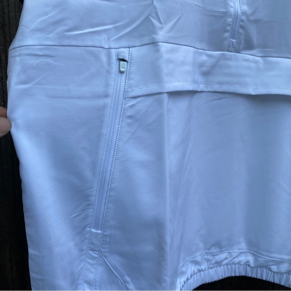 Adidas Mens Golf Windbreaker Short Sleeve Pullover Jacket Stadium Quarter Zip - Picture 14 of 16